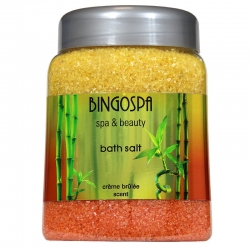 BINGOSPA Sól do kąpieli o zapachu crème brûlée 850g